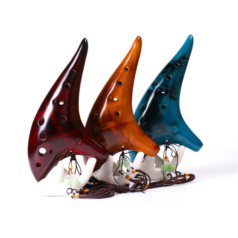 Musical Instrument Zelda - 12 Delikli Alto Ocarina Zelda Orijinal