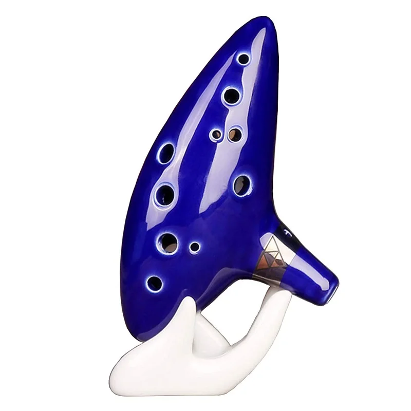 Musical Instrument Zelda - Bir Set 12 delik Ocarina seramik