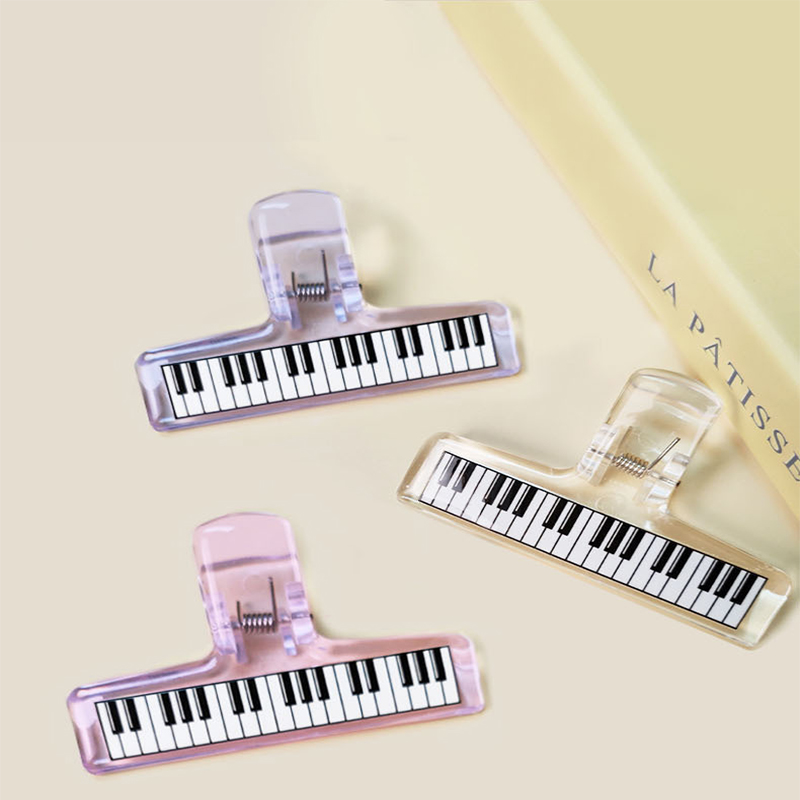 Musical Instruments List - Şeffaf Klipsli Piyano Akrilik Öğrenci Notaları