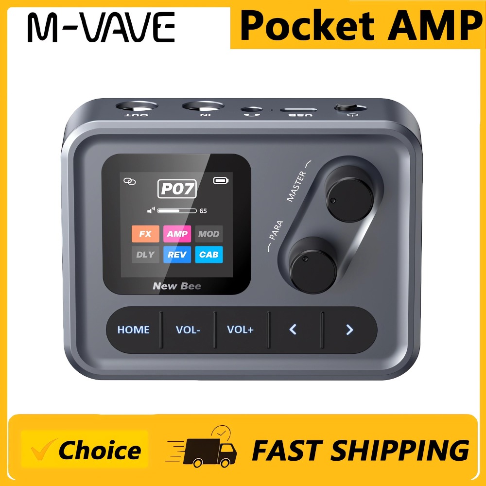 Musical Instrument Amplifier - M-VAVE Cep Tipi AMP Çoklu Efekt