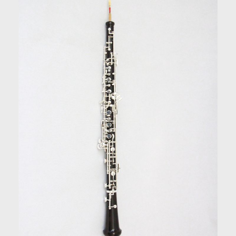 Musical Instrument Oboe - Gümüş Kaplama Oboe Abanoz Ahşap Gövdeli