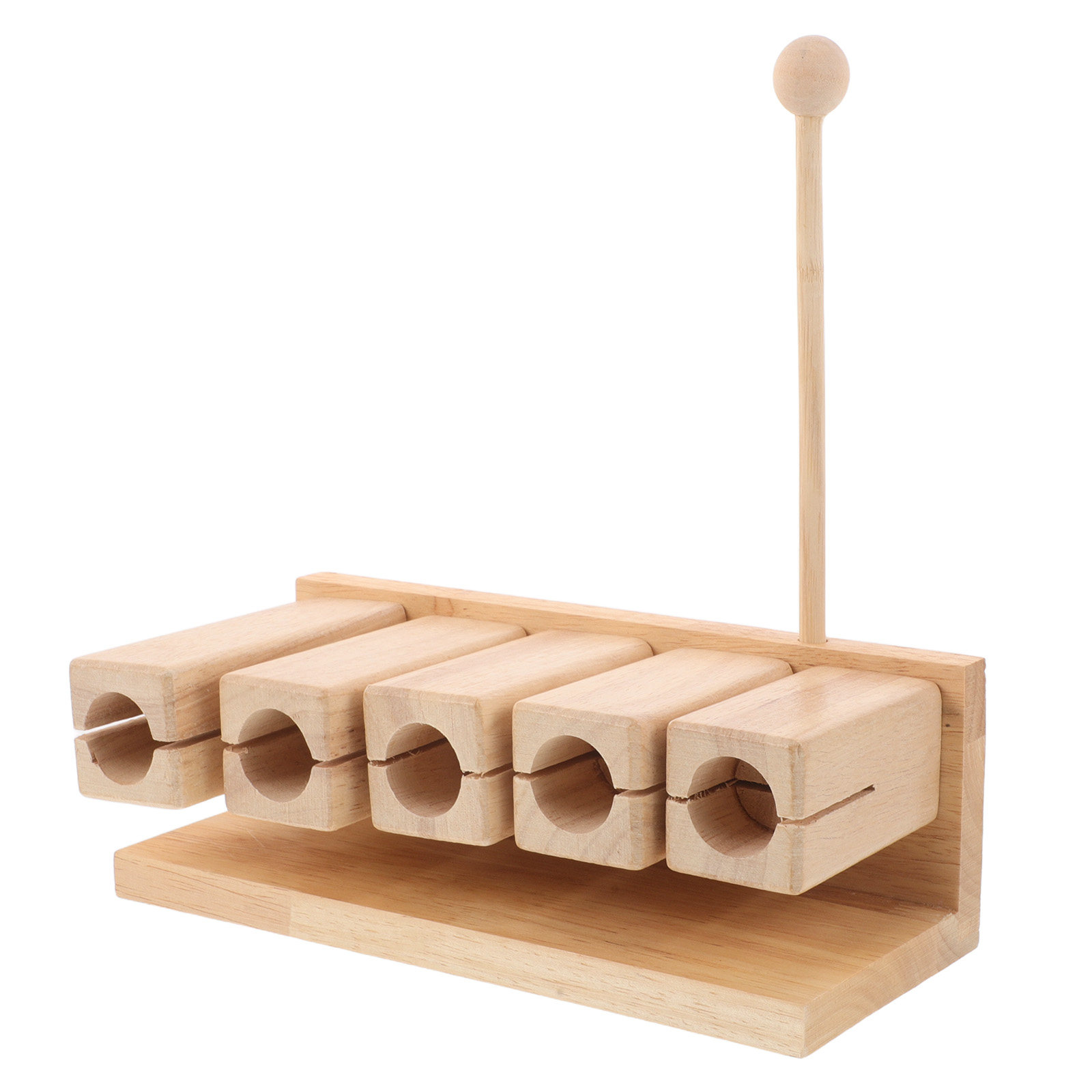 Musical Instrument Family - Ahşap Vurmalı Çalgı 5 Tonlu Doğal
