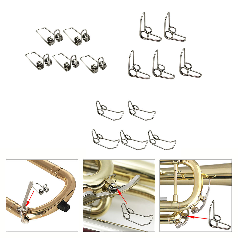 Musical Instrument Horn - 5 adet Demir Trompet Trombon Alto
