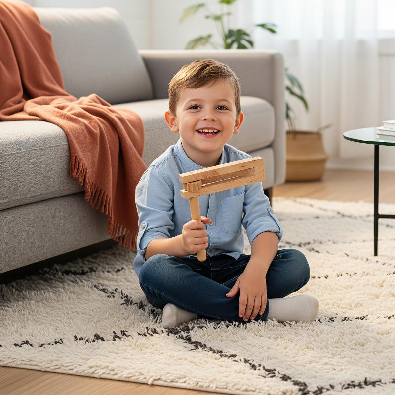 Elde Taşınabilir Ahşap Çıngıra - Musical Instrument Family incelemesi ve fiyatı
