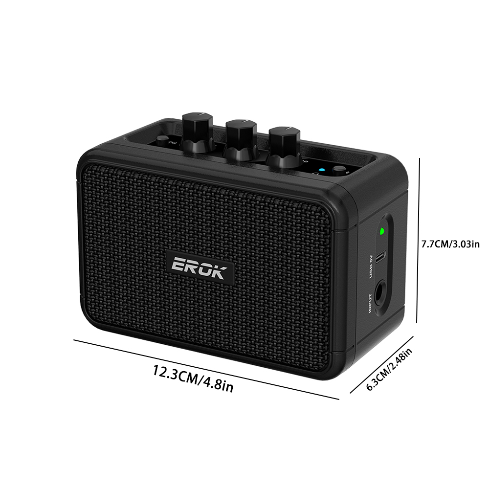 Taşınabilir EROK Mini 5W Gitar - Musical Instrument Amplifier incelemesi ve fiyatı