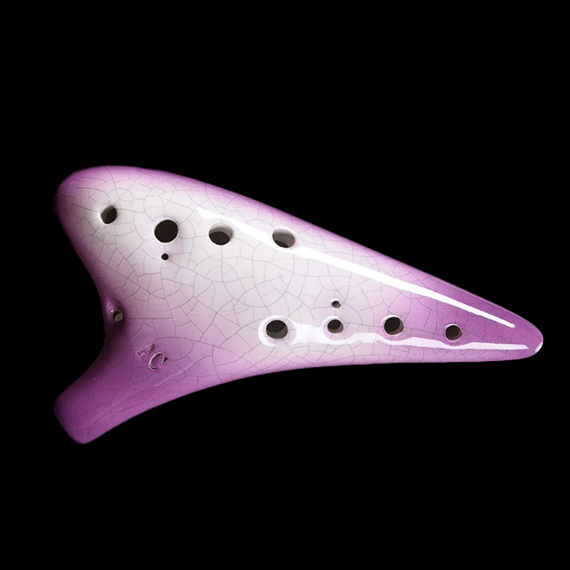 Mor seramik Ocarina 12 delik A - Musical Instrument Zelda incelemesi ve fiyatı