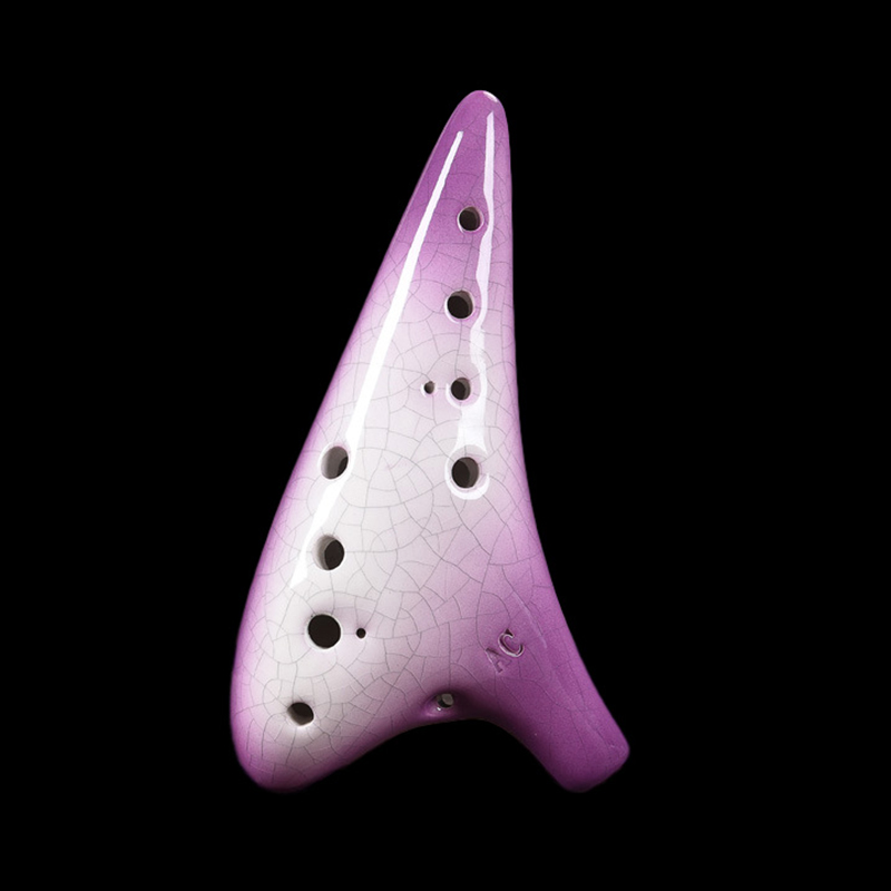 Mor seramik Ocarina 12 delik A - Musical Instrument Zelda incelemesi ve fiyatı