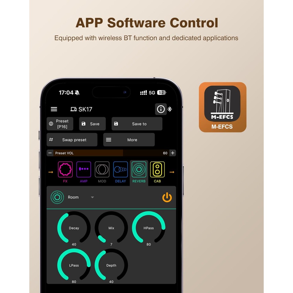 M-VAVE Cep Tipi AMP Çoklu Efek - Musical Instrument Amplifier incelemesi ve fiyatı