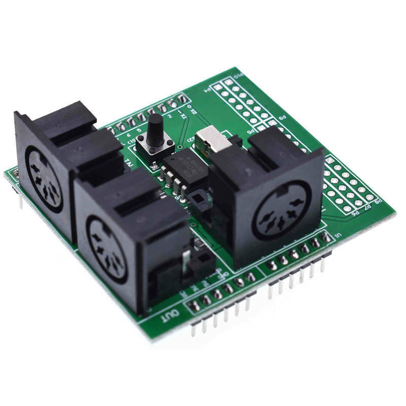 MIDI Shield müzik adaptör kart - Musical Instrument Digital Interface incelemesi ve fiyatı