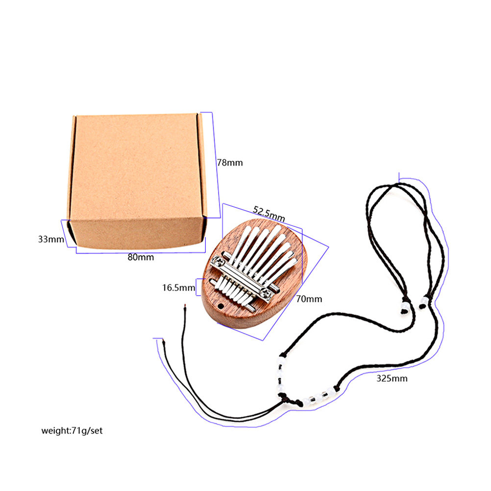 8 Tuşlu Küçük Kalimba Başparma - Musical Instrument Family incelemesi ve fiyatı